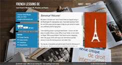 Desktop Screenshot of frenchlessonsdc.com